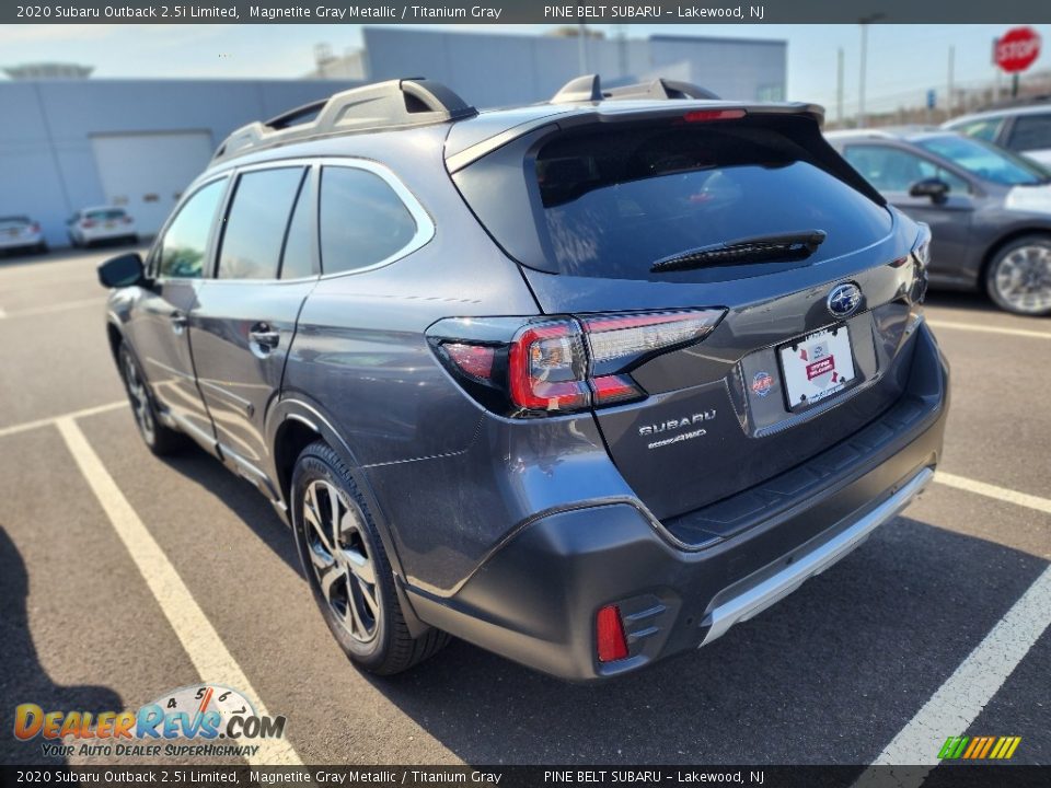 2020 Subaru Outback 2.5i Limited Magnetite Gray Metallic / Titanium Gray Photo #8