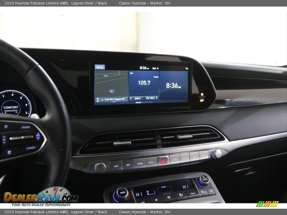 2020 Hyundai Palisade Limited AWD Lagoon Silver / Black Photo #9