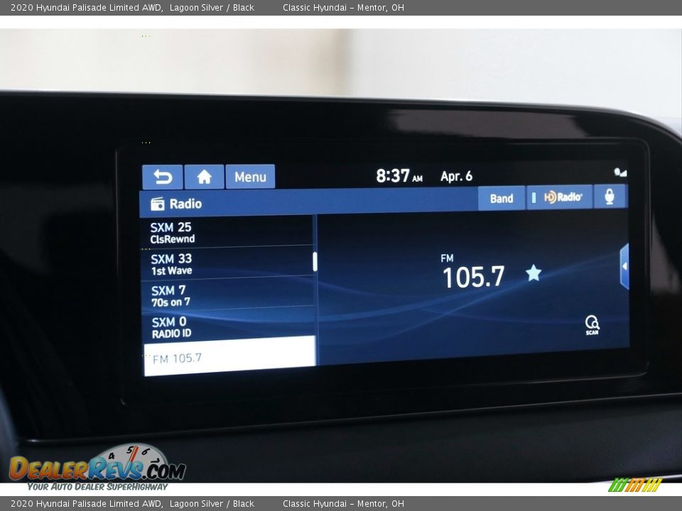 2020 Hyundai Palisade Limited AWD Lagoon Silver / Black Photo #11