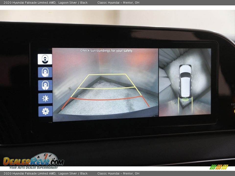 2020 Hyundai Palisade Limited AWD Lagoon Silver / Black Photo #13