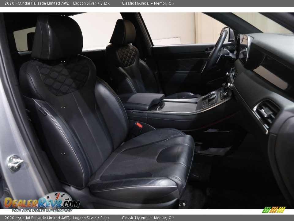 2020 Hyundai Palisade Limited AWD Lagoon Silver / Black Photo #17