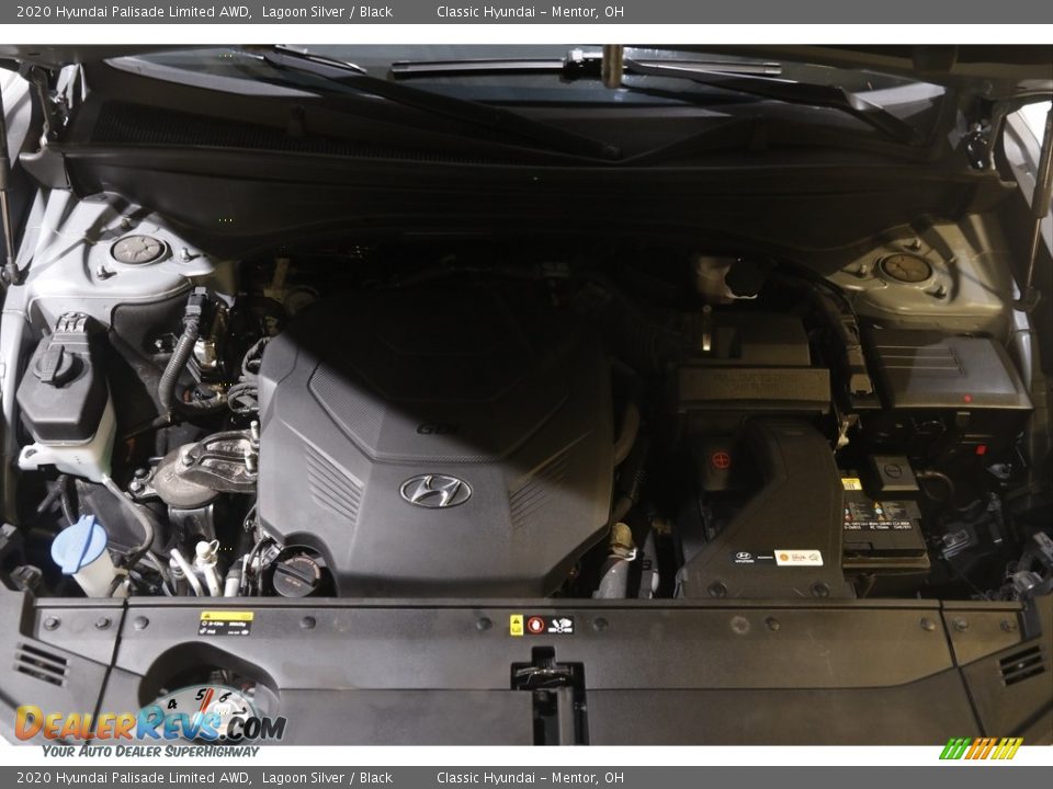 2020 Hyundai Palisade Limited AWD Lagoon Silver / Black Photo #22