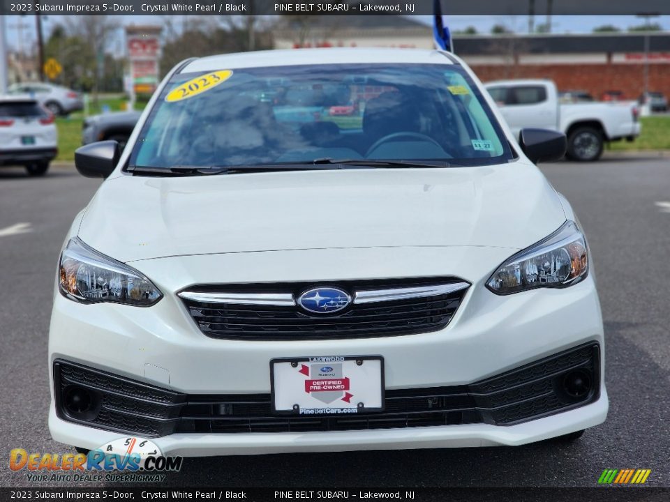 2023 Subaru Impreza 5-Door Crystal White Pearl / Black Photo #12