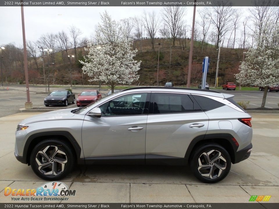 2022 Hyundai Tucson Limited AWD Shimmering Silver / Black Photo #6