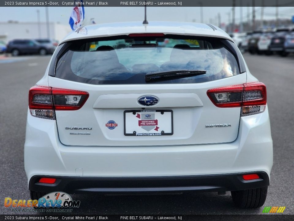 2023 Subaru Impreza 5-Door Crystal White Pearl / Black Photo #16