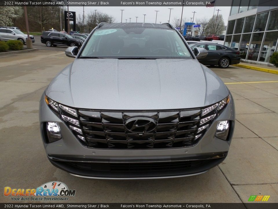 2022 Hyundai Tucson Limited AWD Shimmering Silver / Black Photo #8