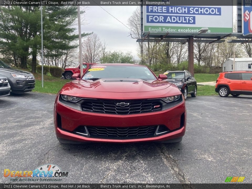 2021 Chevrolet Camaro LT1 Coupe Red Hot / Jet Black Photo #7