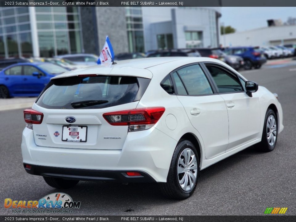 2023 Subaru Impreza 5-Door Crystal White Pearl / Black Photo #18