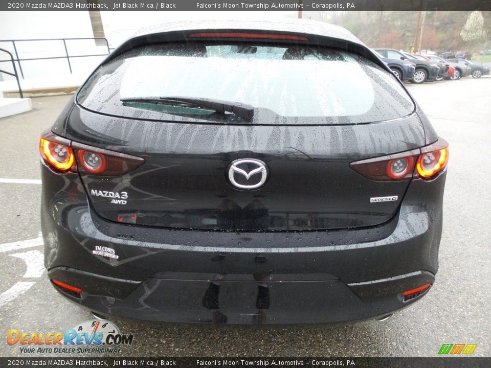 2020 Mazda MAZDA3 Hatchback Jet Black Mica / Black Photo #3