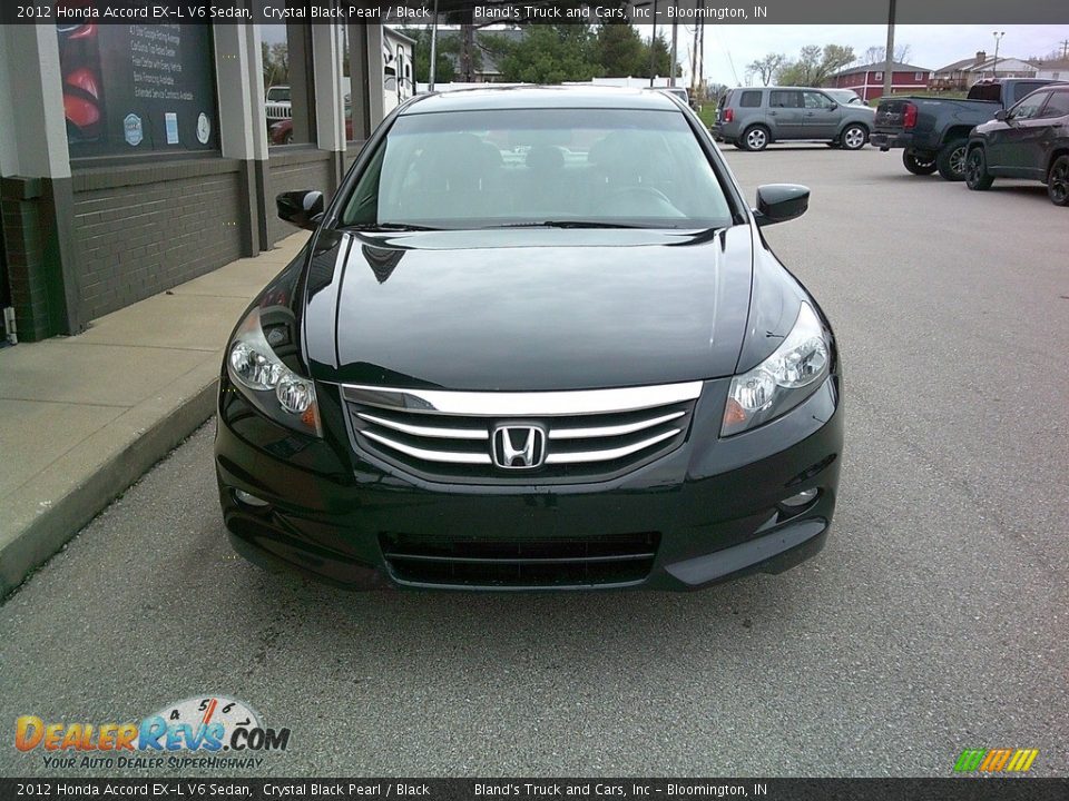 2012 Honda Accord EX-L V6 Sedan Crystal Black Pearl / Black Photo #4