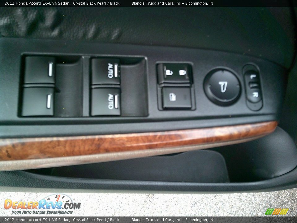 2012 Honda Accord EX-L V6 Sedan Crystal Black Pearl / Black Photo #10