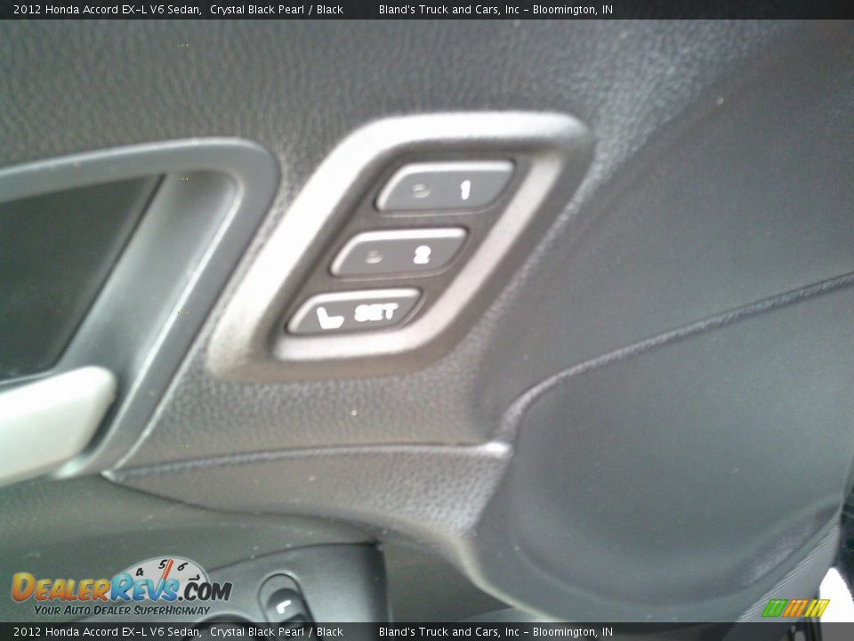 2012 Honda Accord EX-L V6 Sedan Crystal Black Pearl / Black Photo #11