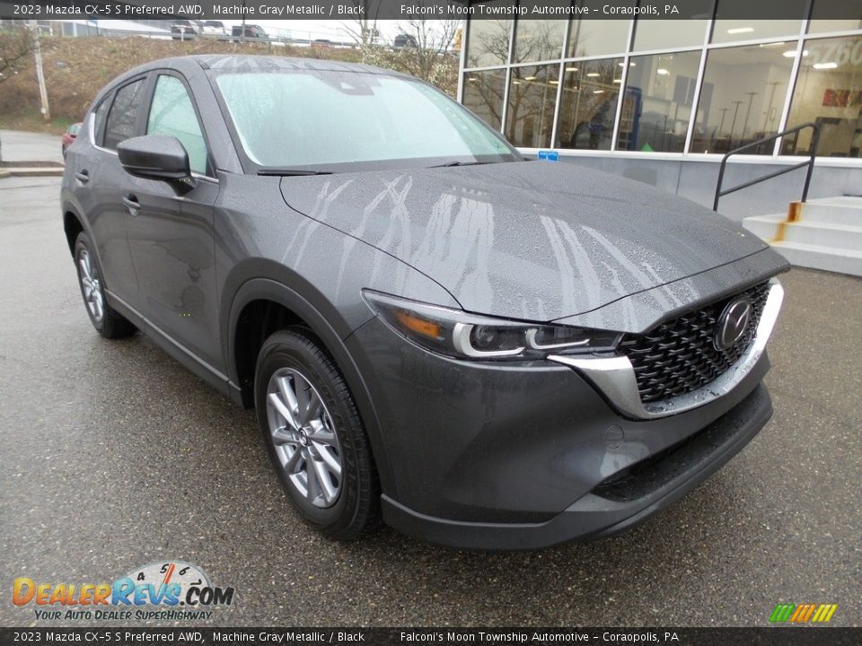 2023 Mazda CX-5 S Preferred AWD Machine Gray Metallic / Black Photo #9