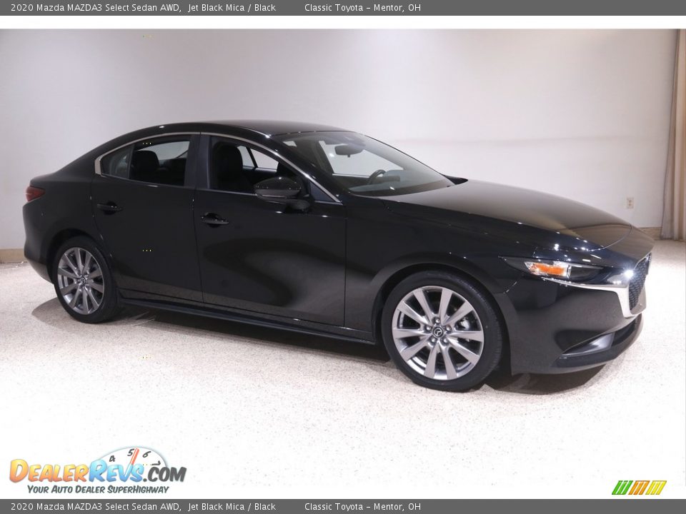 2020 Mazda MAZDA3 Select Sedan AWD Jet Black Mica / Black Photo #1