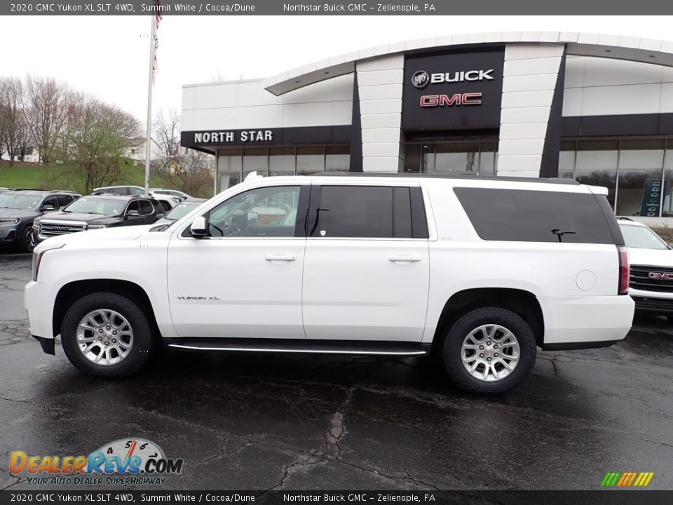 2020 GMC Yukon XL SLT 4WD Summit White / Cocoa/Dune Photo #2