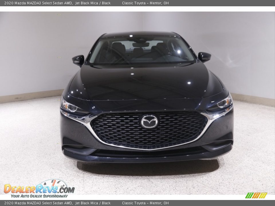 2020 Mazda MAZDA3 Select Sedan AWD Jet Black Mica / Black Photo #2