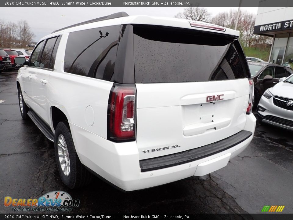 2020 GMC Yukon XL SLT 4WD Summit White / Cocoa/Dune Photo #4