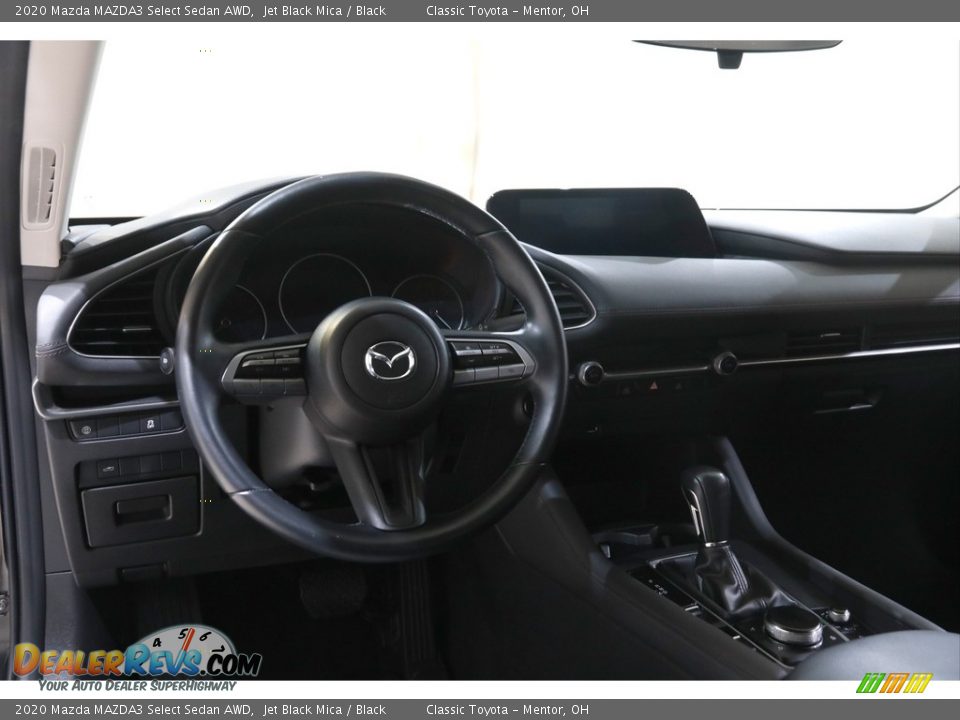 2020 Mazda MAZDA3 Select Sedan AWD Jet Black Mica / Black Photo #6