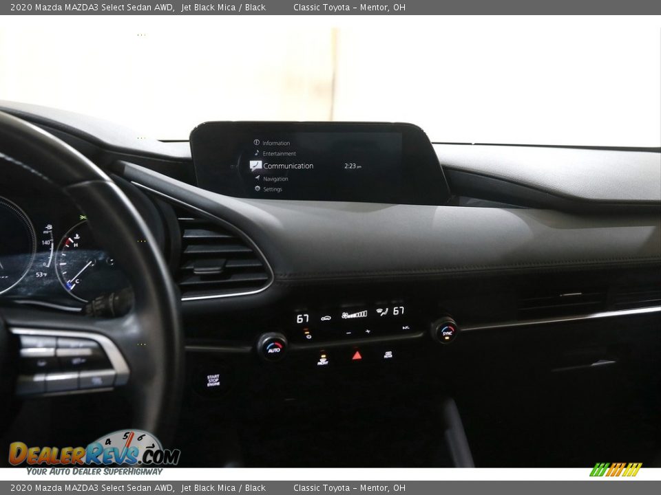 2020 Mazda MAZDA3 Select Sedan AWD Jet Black Mica / Black Photo #9
