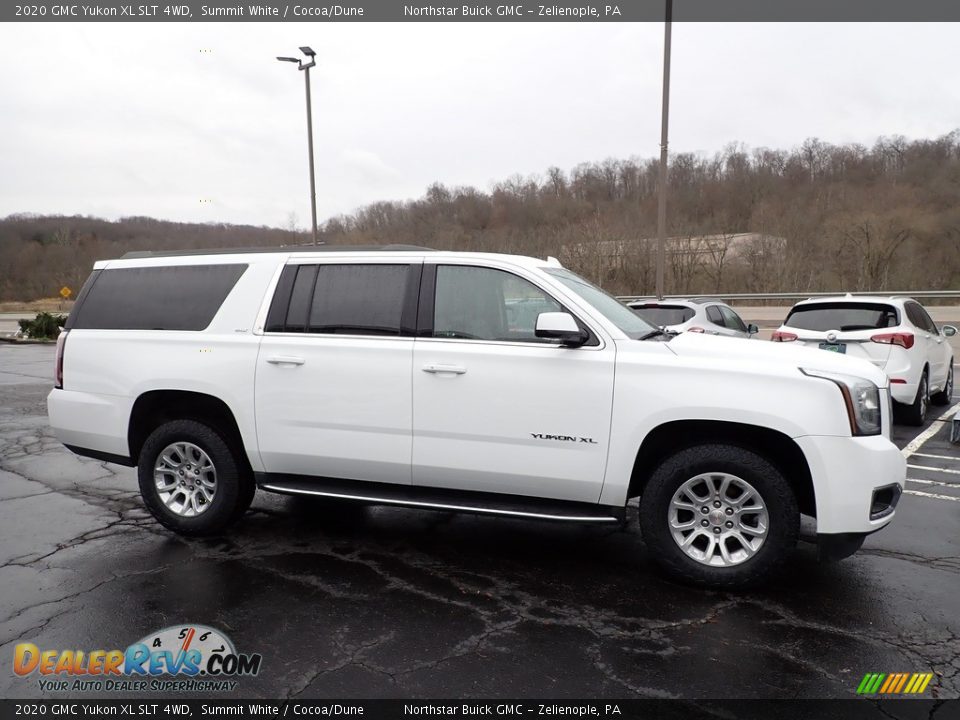 Summit White 2020 GMC Yukon XL SLT 4WD Photo #8