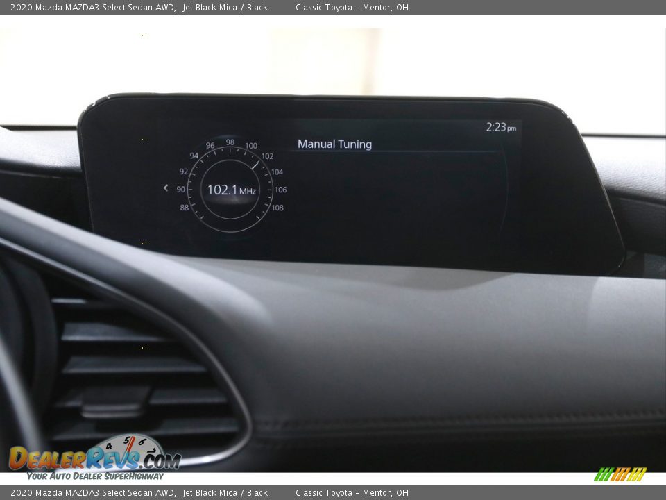 2020 Mazda MAZDA3 Select Sedan AWD Jet Black Mica / Black Photo #10