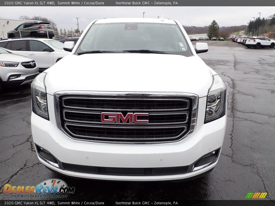 2020 GMC Yukon XL SLT 4WD Summit White / Cocoa/Dune Photo #11