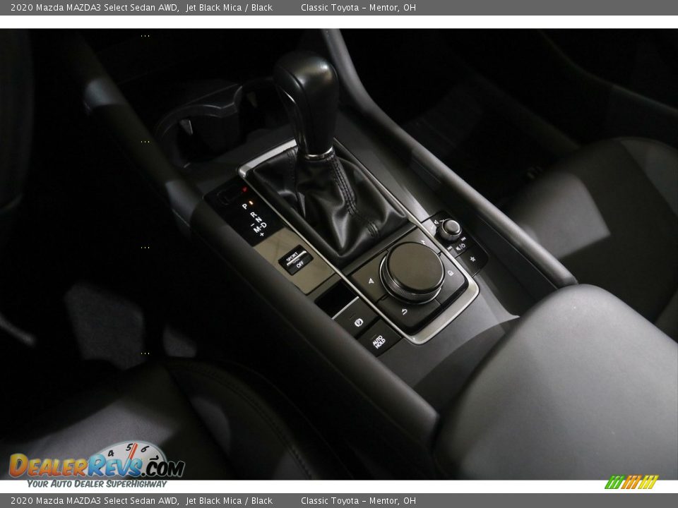 2020 Mazda MAZDA3 Select Sedan AWD Jet Black Mica / Black Photo #14