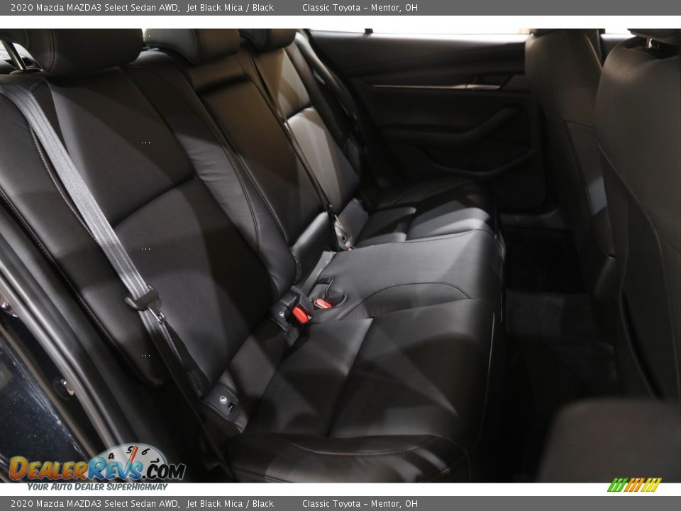 2020 Mazda MAZDA3 Select Sedan AWD Jet Black Mica / Black Photo #16