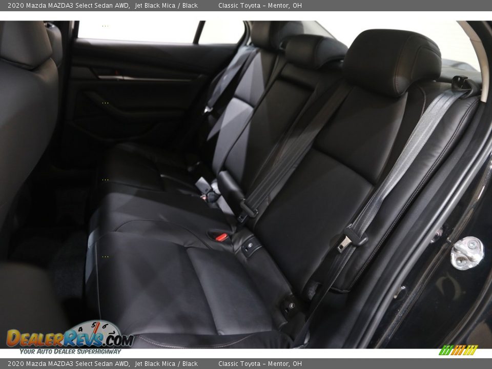 2020 Mazda MAZDA3 Select Sedan AWD Jet Black Mica / Black Photo #17