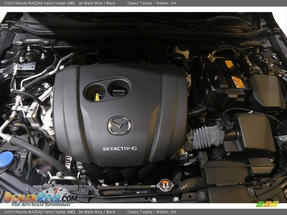 2020 Mazda MAZDA3 Select Sedan AWD Jet Black Mica / Black Photo #19
