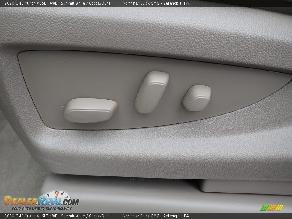 2020 GMC Yukon XL SLT 4WD Summit White / Cocoa/Dune Photo #23