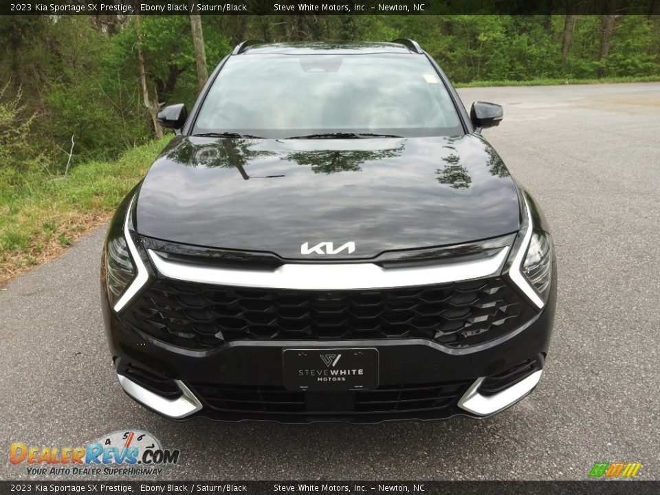 2023 Kia Sportage SX Prestige Ebony Black / Saturn/Black Photo #3