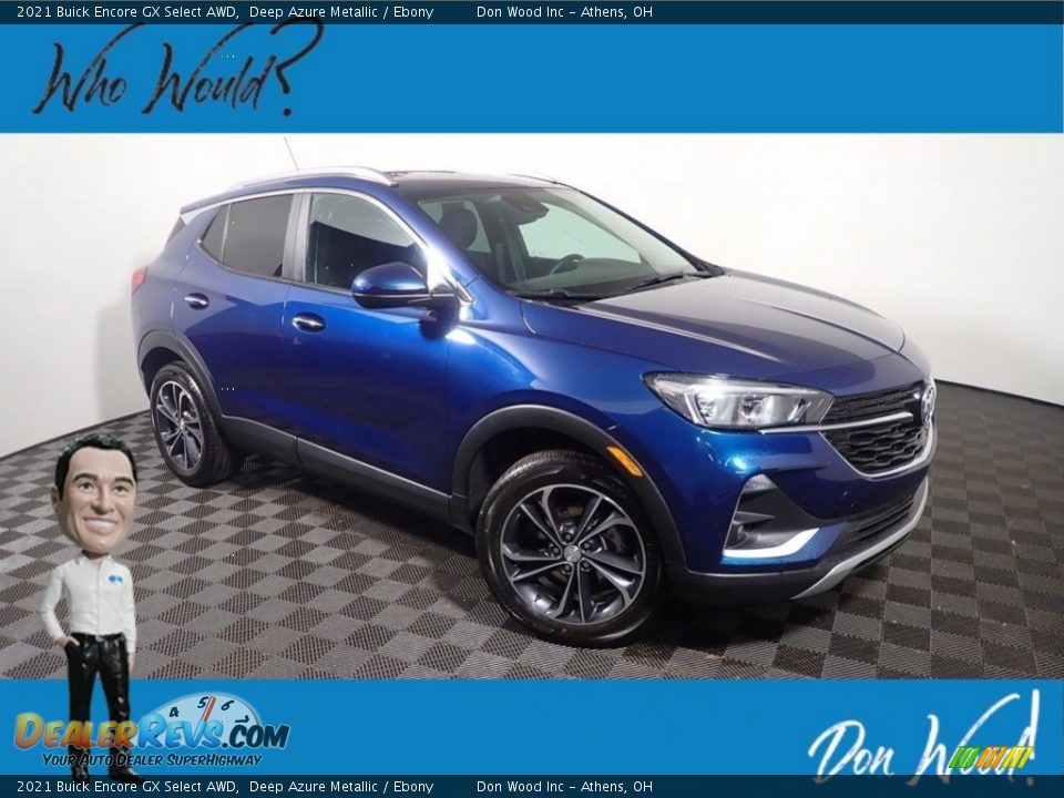 2021 Buick Encore GX Select AWD Deep Azure Metallic / Ebony Photo #1