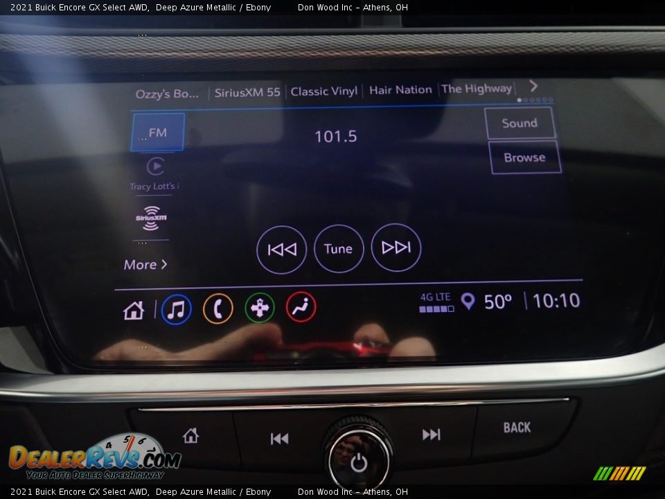 2021 Buick Encore GX Select AWD Deep Azure Metallic / Ebony Photo #22