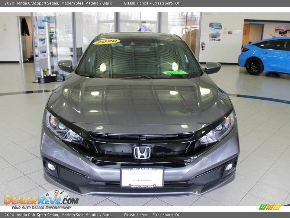 2020 Honda Civic Sport Sedan Modern Steel Metallic / Black Photo #2