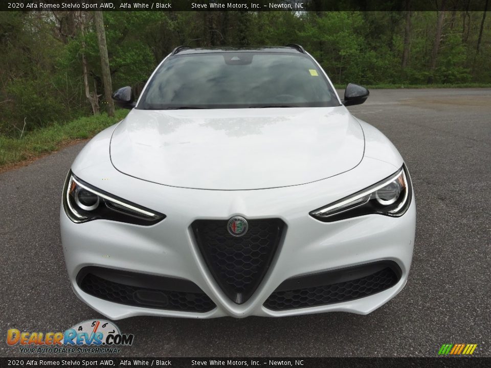 2020 Alfa Romeo Stelvio Sport AWD Alfa White / Black Photo #3