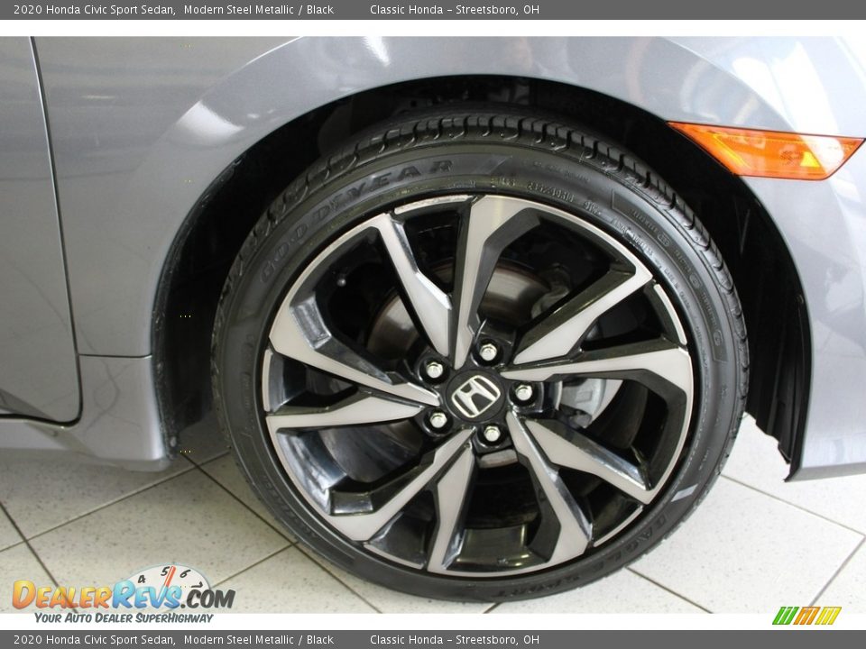 2020 Honda Civic Sport Sedan Modern Steel Metallic / Black Photo #5