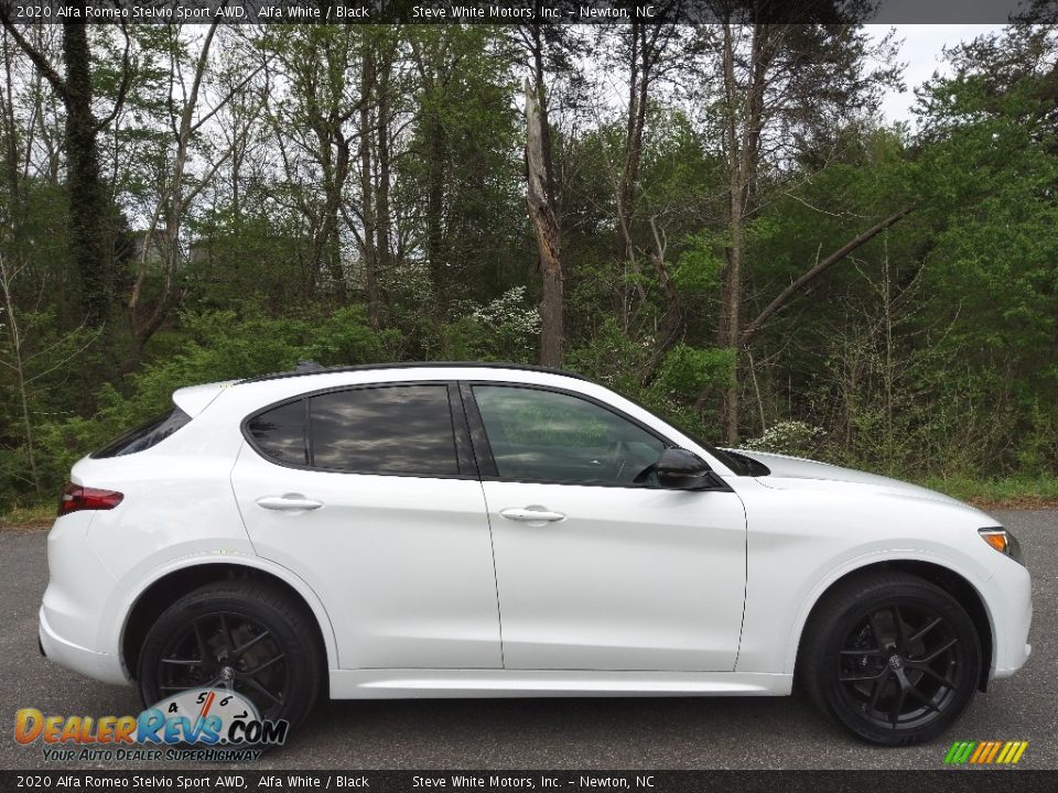 Alfa White 2020 Alfa Romeo Stelvio Sport AWD Photo #5