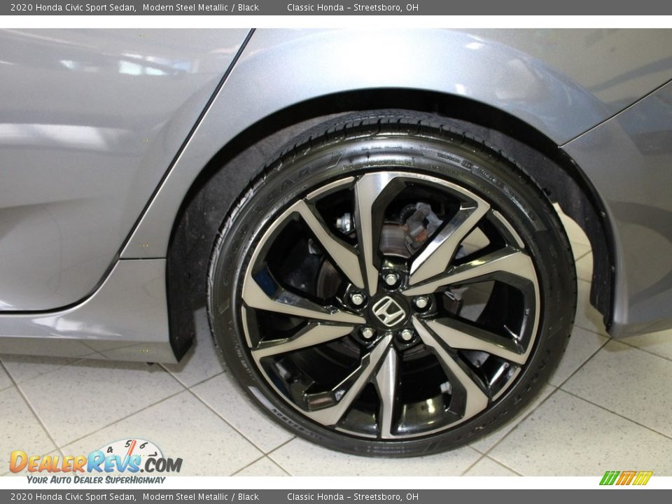 2020 Honda Civic Sport Sedan Modern Steel Metallic / Black Photo #11