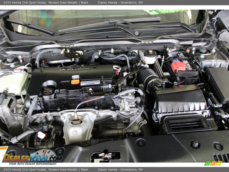 2020 Honda Civic Sport Sedan Modern Steel Metallic / Black Photo #13