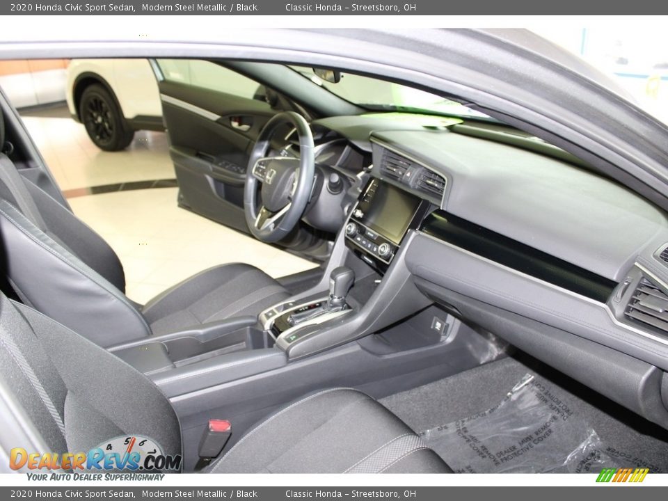 2020 Honda Civic Sport Sedan Modern Steel Metallic / Black Photo #15