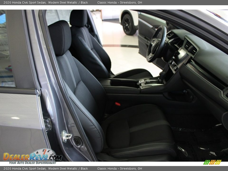 2020 Honda Civic Sport Sedan Modern Steel Metallic / Black Photo #16