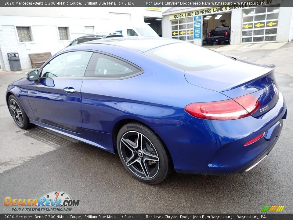 2020 Mercedes-Benz C 300 4Matic Coupe Brilliant Blue Metallic / Black Photo #3