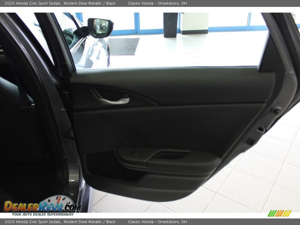 2020 Honda Civic Sport Sedan Modern Steel Metallic / Black Photo #17