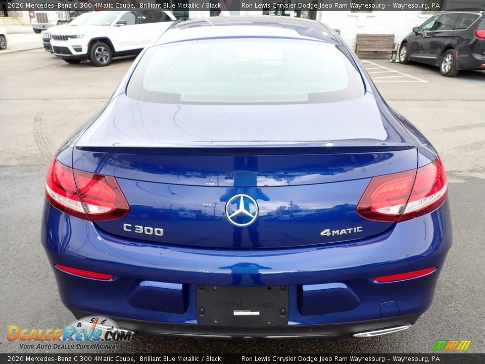 2020 Mercedes-Benz C 300 4Matic Coupe Brilliant Blue Metallic / Black Photo #4