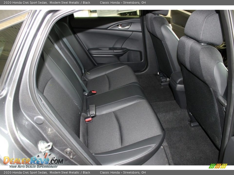 2020 Honda Civic Sport Sedan Modern Steel Metallic / Black Photo #19