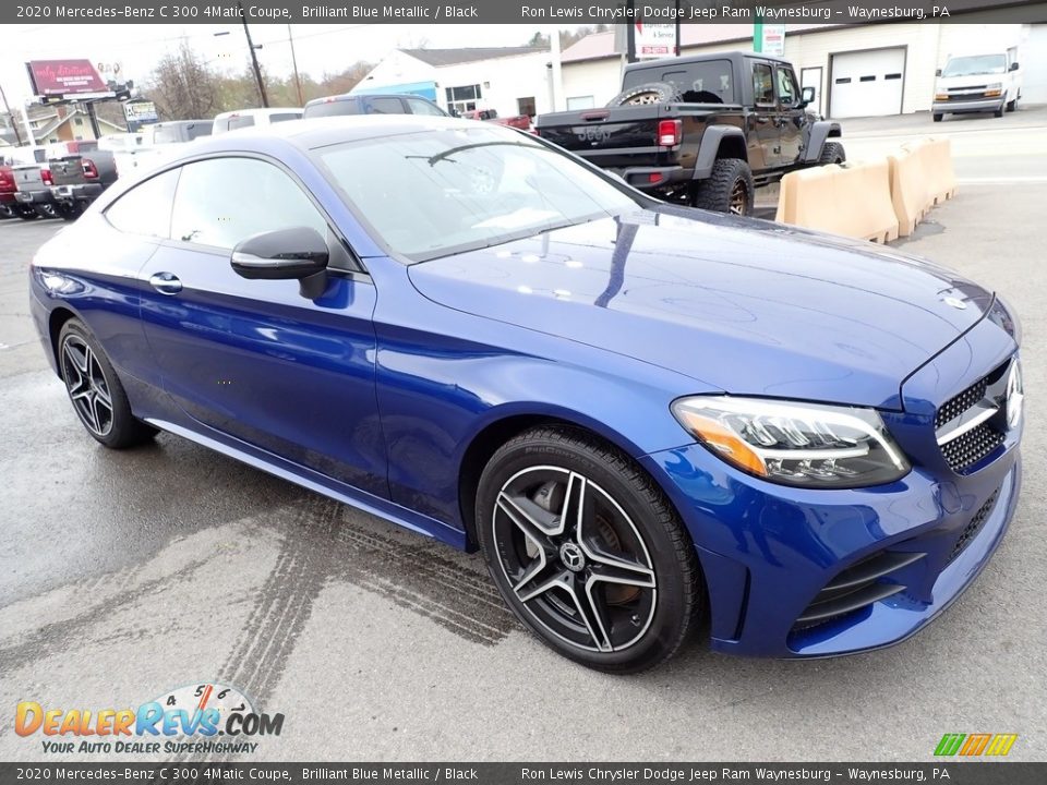 Front 3/4 View of 2020 Mercedes-Benz C 300 4Matic Coupe Photo #7