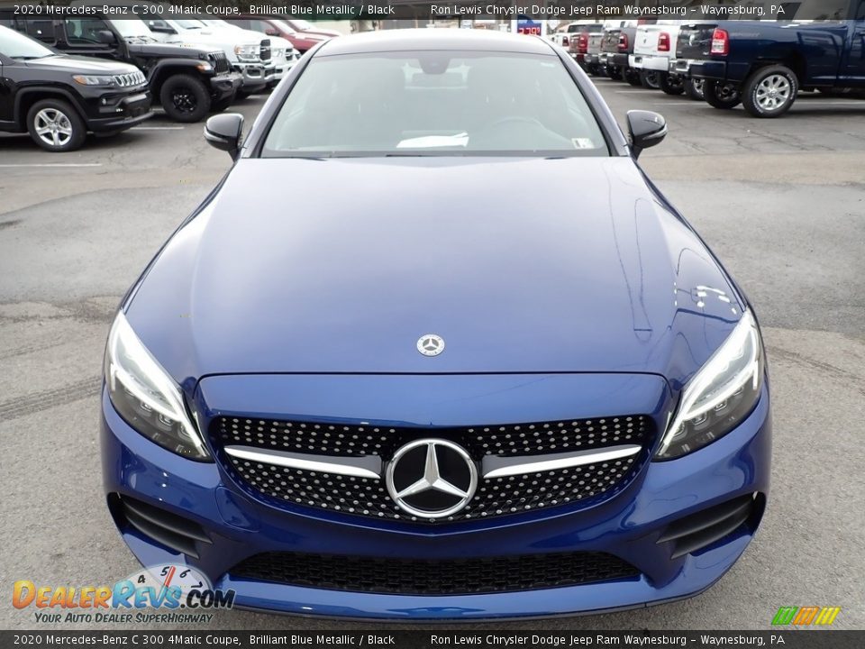 2020 Mercedes-Benz C 300 4Matic Coupe Brilliant Blue Metallic / Black Photo #8