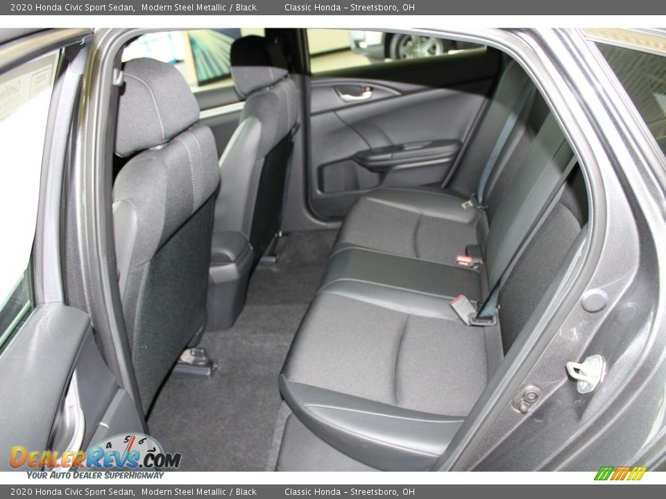 2020 Honda Civic Sport Sedan Modern Steel Metallic / Black Photo #24