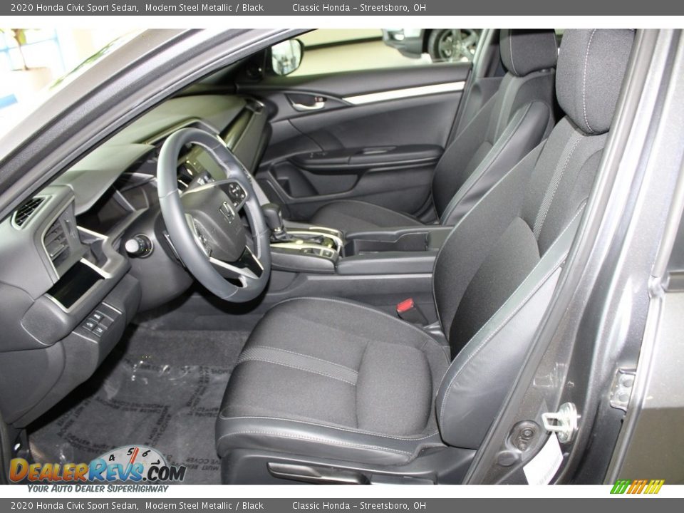 2020 Honda Civic Sport Sedan Modern Steel Metallic / Black Photo #27